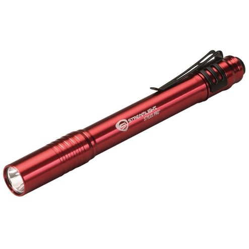 STYLUS PRO - RED BODY W/WHITE LED INCL BATTERIES | Single